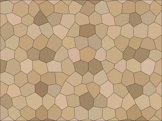 Gradient low poly hexagon style vector mosaic background