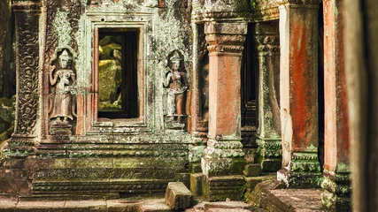 Papier Peint photo Temple Ta Prohm temple in Angkor Wat