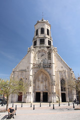 Fototapeta na wymiar Honfleur, église saint léonard