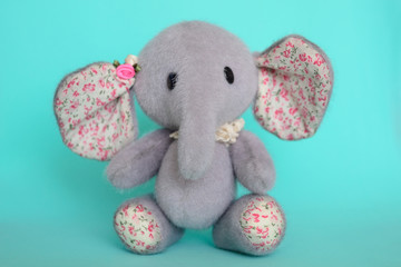 Handmade toy elephant