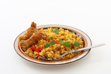 美味しそうなドライカレーライス