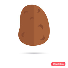 Potatoes color flat icon