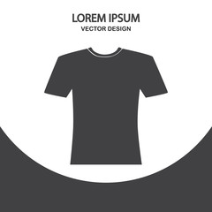 Man shirt icon on the background