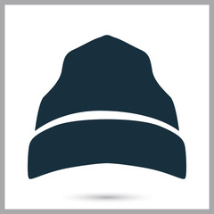 Man cap icon on the background