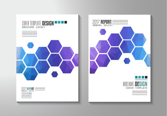 Brochure template, Flyer Design or Depliant Cover for business presentation