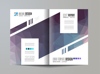 Brochure template, Flyer Design or Depliant Cover for business presentation and magazine covers, annual reports and marketing generic purposes.