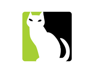 Animal Cat Logo Icon Vector