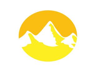 Mountain Logo Icon Vector Design
