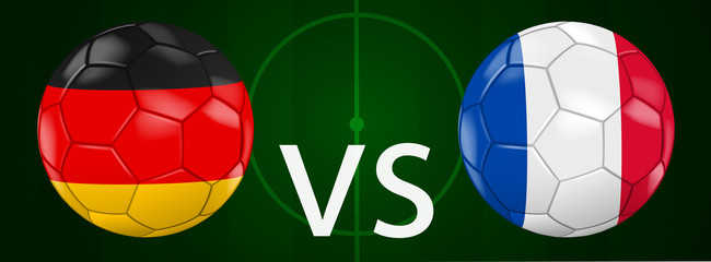 Deutschland vs Frankreich Halbfinale