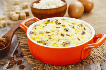 Cottage cheese casserole