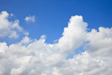 Blue sky with cloud