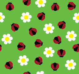 insects seamless background