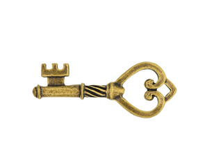 bronze pendant in the form of a key.