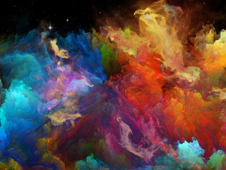 Obraz na płótnie Canvas Emergence of Space Nebula