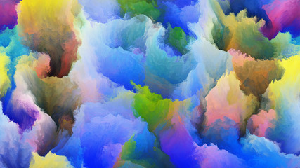 Fototapeta na wymiar Clouds of Colors