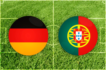 Fototapeta premium Germany vs Portugal