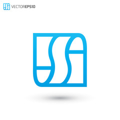 Square Letter S Logo