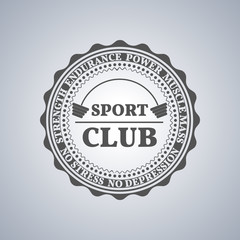 Sport logo, vector illustration.