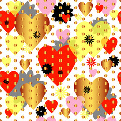  Seamless valentine pattern