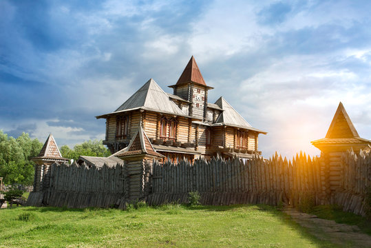 wooden ancient structure