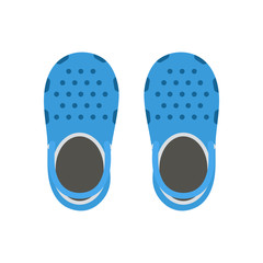 Beach Clogs Vector Icon