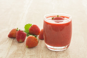 strawberry smoothie