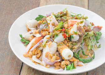 spicy seafood salad