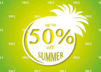 Up to 50% off summer bright sale