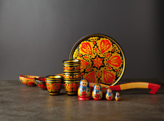 Russian wooden objects
