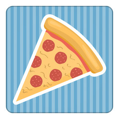 Pizza colorful icon