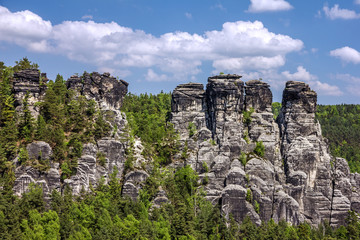 Fototapeta na wymiar rock landscape, Germany. Saxon Switzerland
