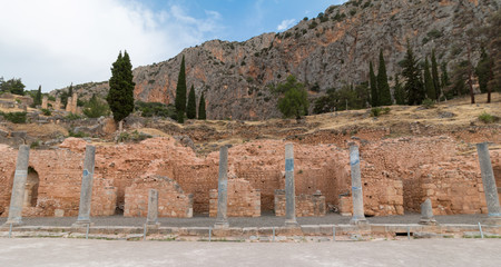 Fototapeta na wymiar Archaeological Site of Delphi, Greece