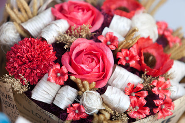 flower background. beautiful flowers made with color filters