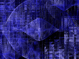 Abstract background net and curls -  digitally generated image