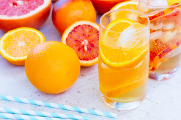 Summer citrus drinks