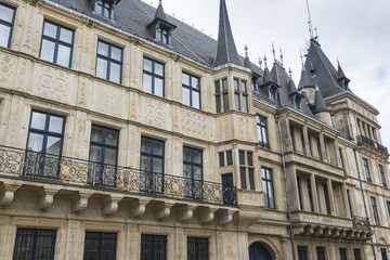 Fototapeta na wymiar Grand Ducal Palace in Luxembourg City