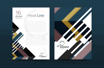Design of annual report cover brochure