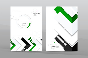 Design of annual report cover brochure