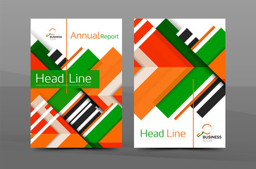 Design of annual report cover brochure