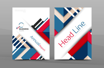 Design of annual report cover brochure