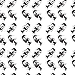 Monochrome pattern microphone