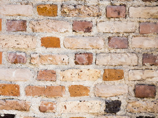 Old vintage brick wall texture background
