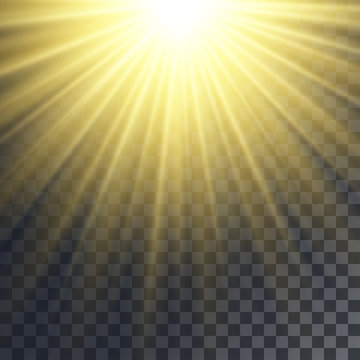 Sun rays effect