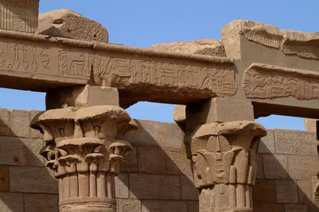 Der Trajan Tempel von Philae in Ägypten 