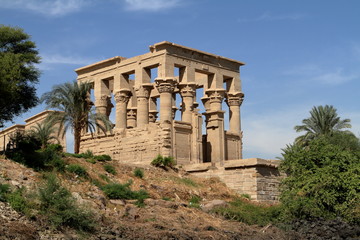 Der Trajan Tempel von Philae in Ägypten 