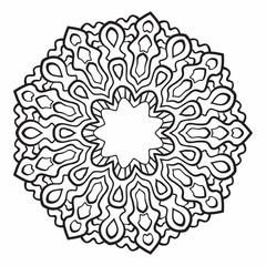 Mandala. Abstract Vector Decoration.