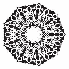 Mandala. Abstract Vector Decoration.