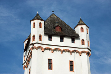 Obraz premium Die Kurfürstliche Burg in Eltville am Rhein, Rheingau, Hessen