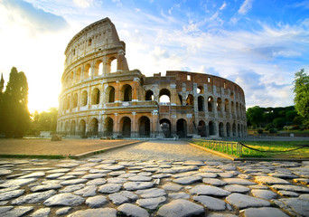 Naklejka na ściany i meble Road to Colosseum