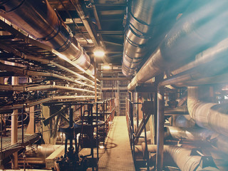 Equipment, cables and piping